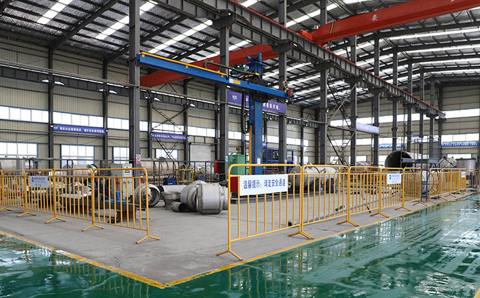 MVR蒸發(fā)器生產(chǎn)車間