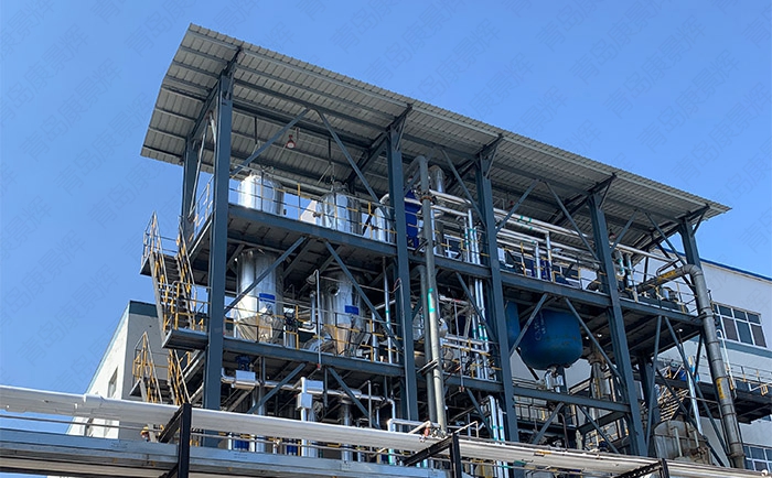 康景輝鋰電廢水多效蒸發(fā)結(jié)晶器準(zhǔn)備試運(yùn)行！